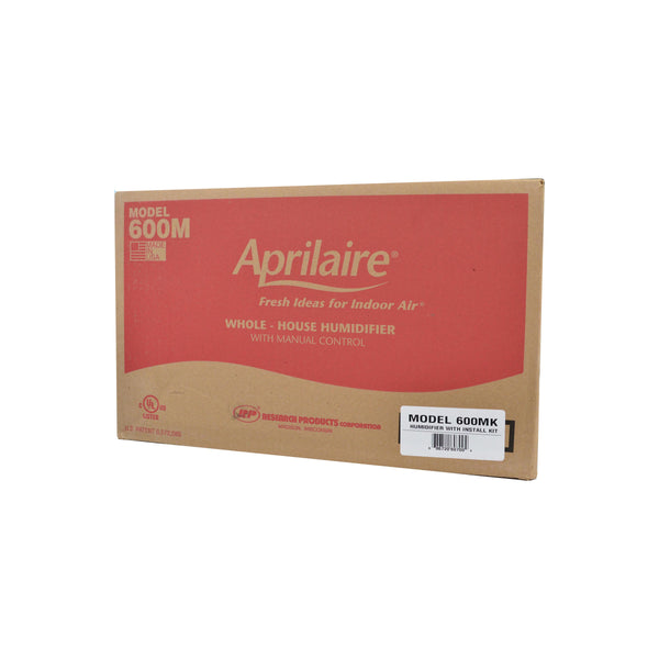 Aprilaire 600 Humidifier. With Manual Control and Installation Kit 600M