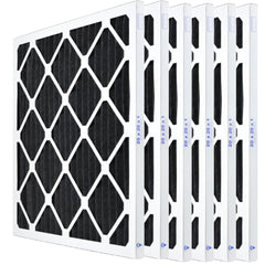 Aerostar 20x20x1 Odor Eliminator Furnace Air Filters with Activated Carbon - Case of 6